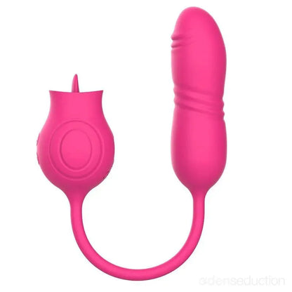 Rosebud thruster Dual rose vibrator - EdenSeduce