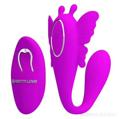 Night flight C shaped vibrator with remote - EdenSeduce