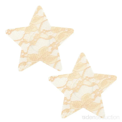 Lace Pentagonal Nipple Pasties - EdenSeduce
