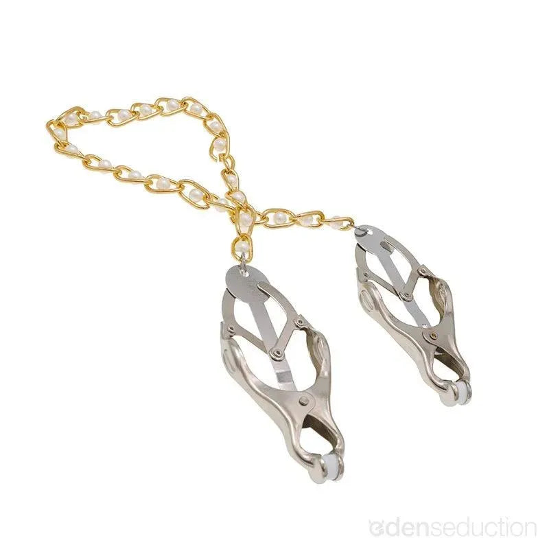 Tight squeeze clamps Nipple clamps - EdenSeduce