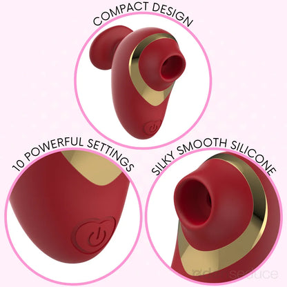 FREE Silicone Pussy Pal Air Pulse Vibrator - Fits in Your Hand!