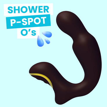 Men's Silicone Vibrating Prostate Massager - EdenSeduce