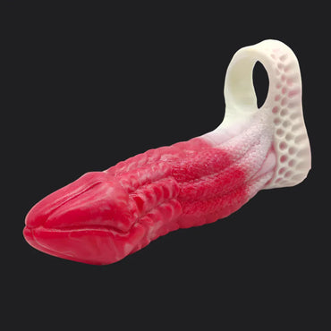 Io Dragon Penis Extender Sleeve  - Red