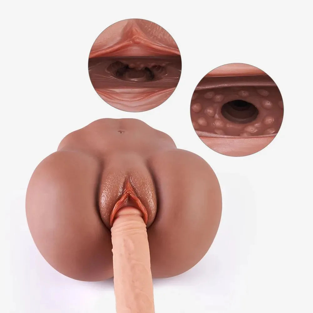 Mariane Realistic Life-Size Buttocks with Textured Tunnels - EdenSeduce