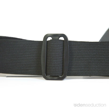 Eden strap on play vibrating silicone dildo and harness Vibrating strap on - EdenSeduce