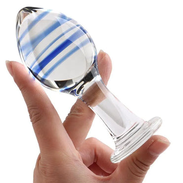 Glass Butt Plug for Temperature Play - EdenSeduce