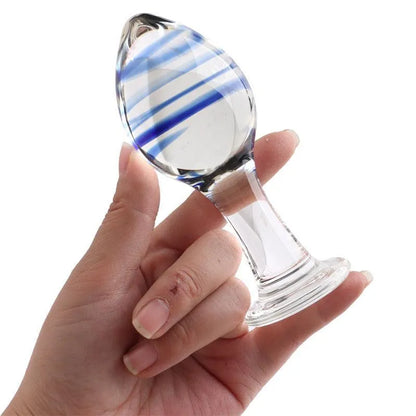 Glass Butt Plug for Temperature Play - EdenSeduce