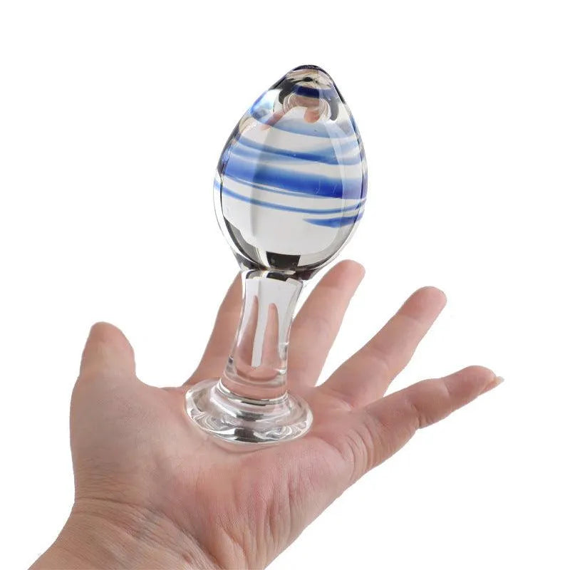 Glass Anal Plug Perfect for Temperature Play! EdenSeduce Glass Anal Plug Perfect for Temperature Play! EdenSeduce
