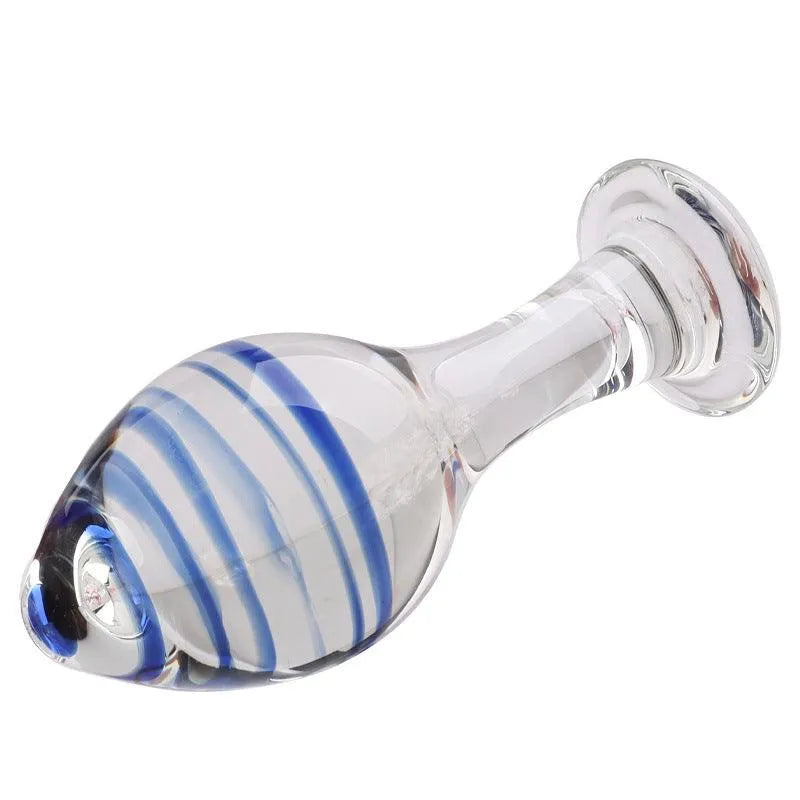 Glass Butt Plug for Temperature Play - EdenSeduce