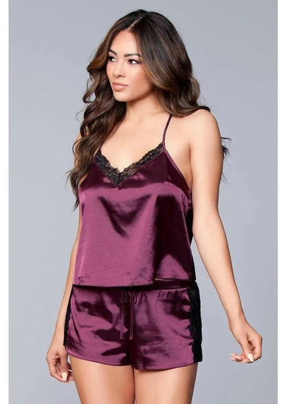 Jasmina Satin Cami & Short Set - EdenSeduce