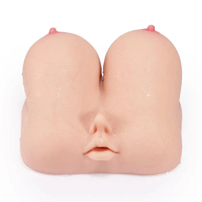 Juicy Breast & Mouth Masturbator with Realistic Suction - EdenSeduce