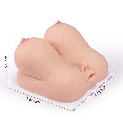 Juicy Breast & Mouth Masturbator with Realistic Suction - EdenSeduce