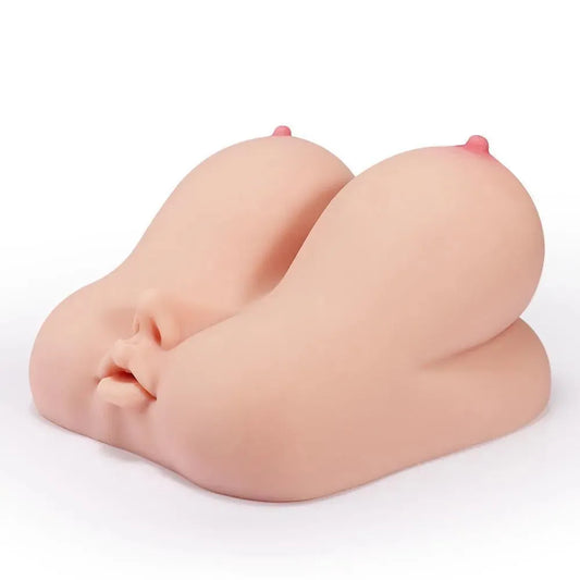 Juicy Breast & Mouth Masturbator with Realistic Suction - EdenSeduce