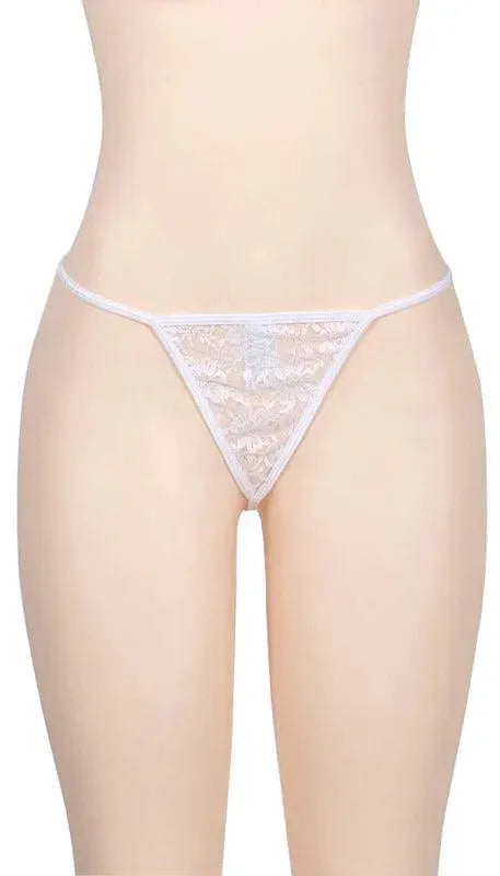 Lace G-String - Three Sizes Available - EdenSeduce