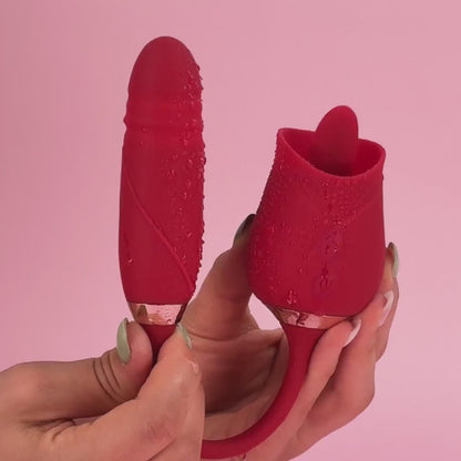 Rose passion Dual rose vibrator