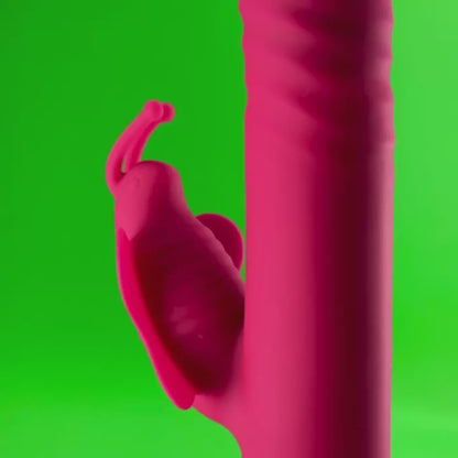 Ride on thrusting butterfly Mini sex machine