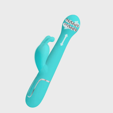Pleasure buddy Thrusting rabbit vibrator