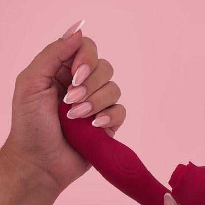 Secret thrill Dual rose vibrator