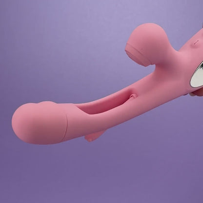 A-Spot & G-Spot Silicone Rabbit Vibrator