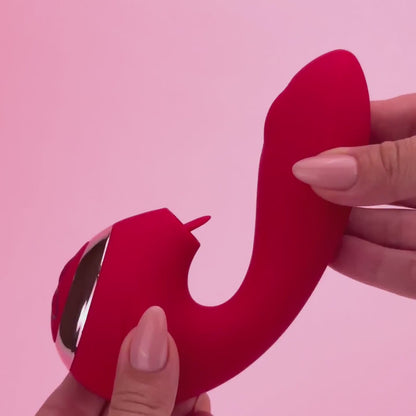 Sweet sensation Licking dual vibrator