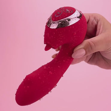 Sweet sensation Licking dual vibrator