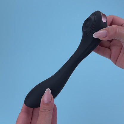 Vibro flex Pulsating bendable vibrator