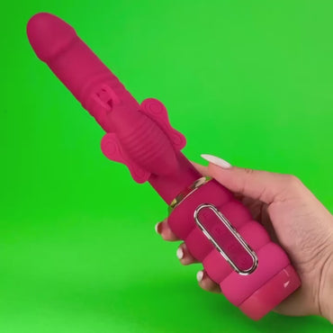 Ride on thrusting butterfly Mini sex machine